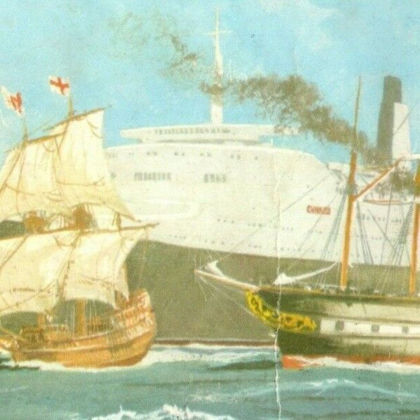 c1969 Brooke Bond Tea "The Saga of Ships" Picture Cards - Complete Coll. 16 pgs.