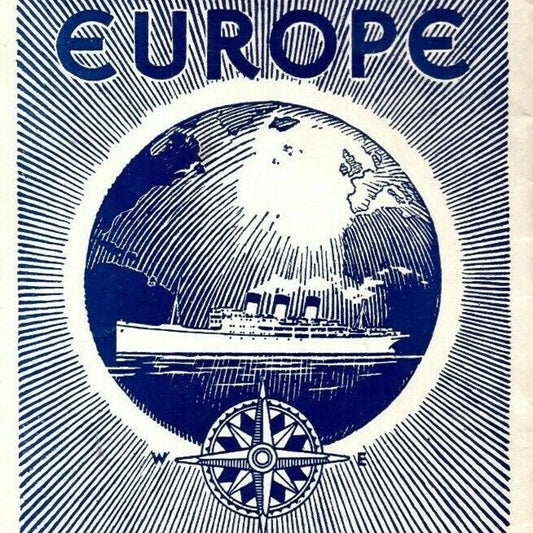 1930 "Summer Season 1930" Europe "Sailings of All Lines" Cruise "South Bend, IN"