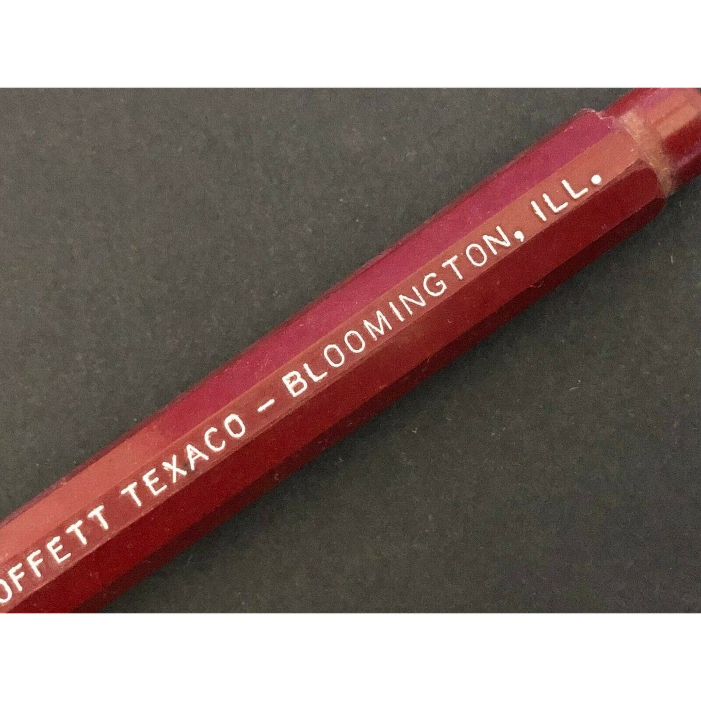 c1940's-50's Arnold & Moffett Texaco Bloomington, IL - Mech. Advertising Pencil
