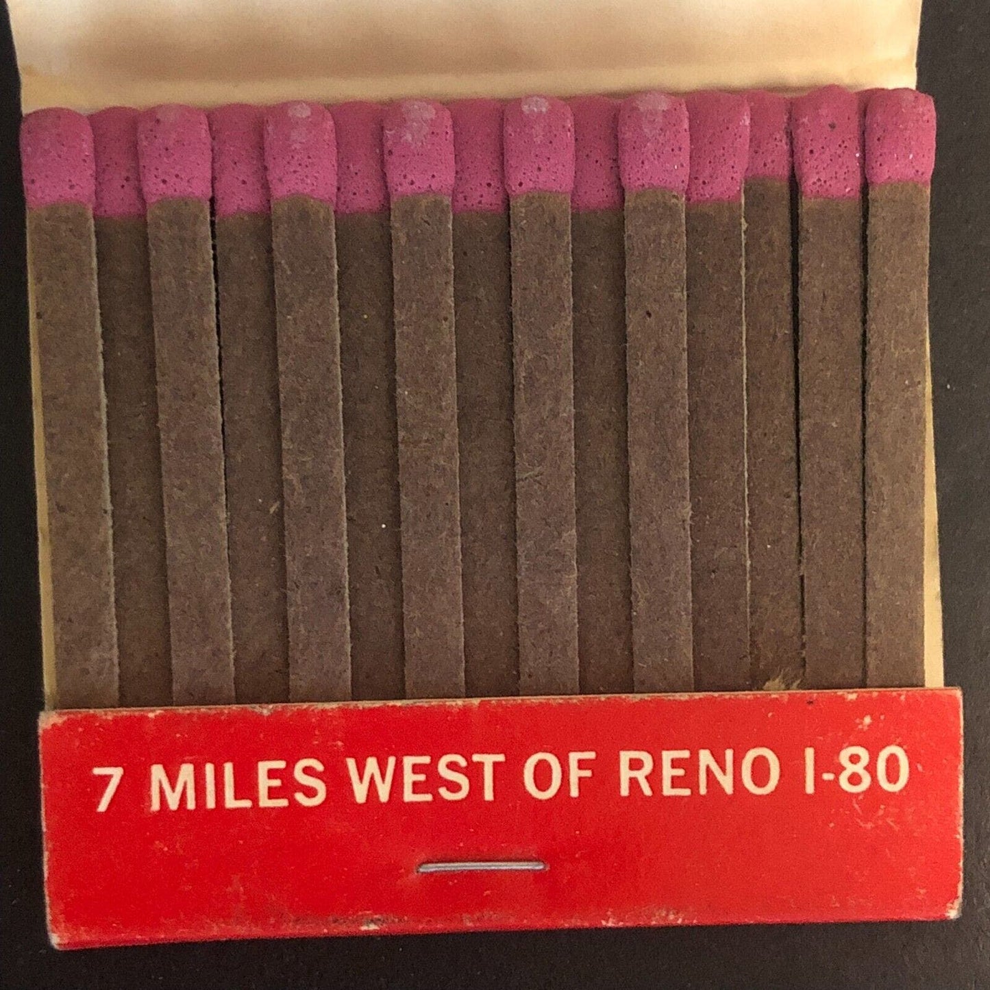Boomtown Casino Verdi / Reno Nevada Near Full 30-Str. (-1) Matchbook c1975-1985