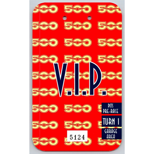 1998 Indy 500 V.I.P Pre-Race Turn 1 Garage Pit Pass VGC VIP Indianapolis #5124