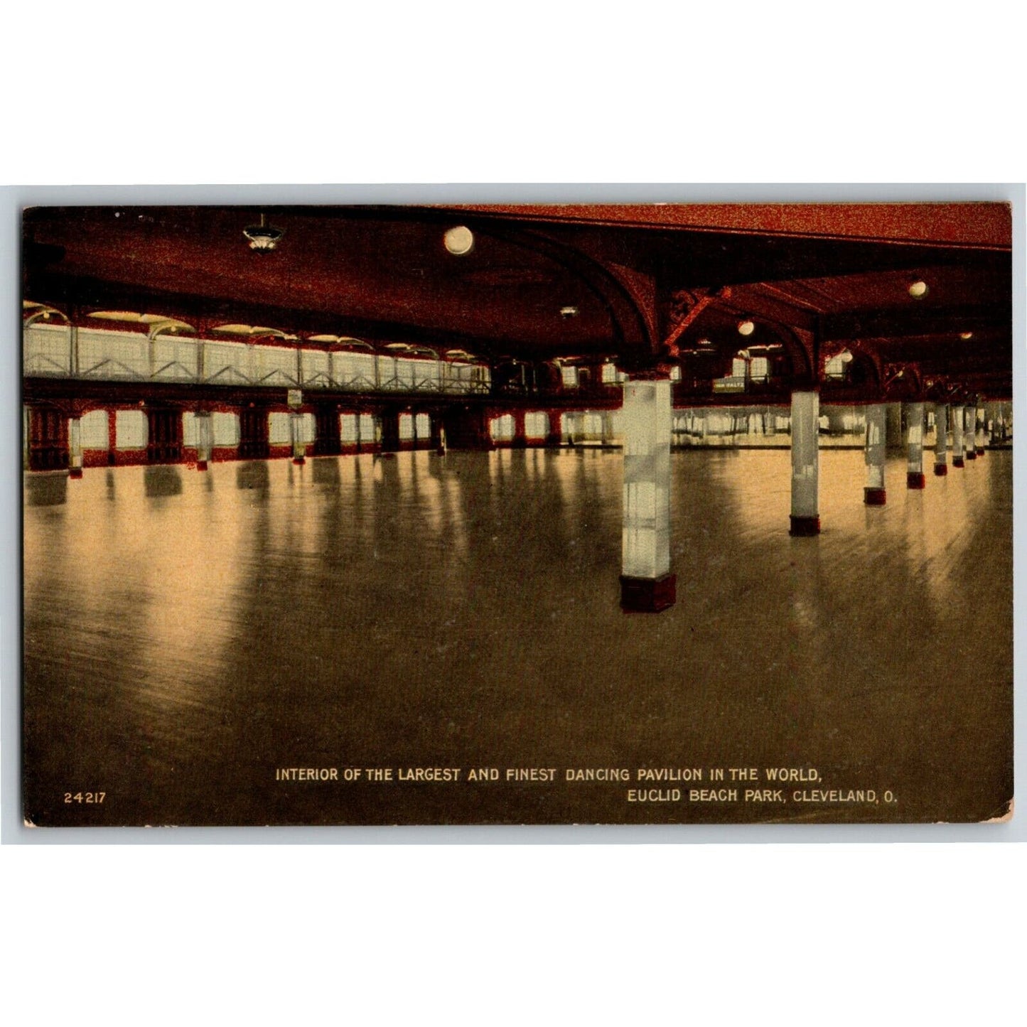 Dancing Pavilion Euclid Beach Park, Cleveland NP Vintage Postcard