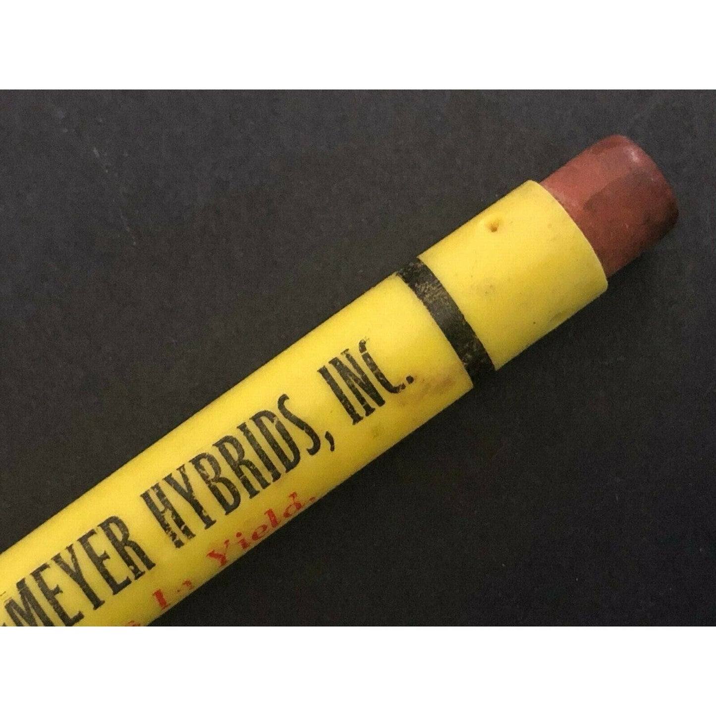 c1940's-50's Hoegemeyer Hybrids Feed Seed Hooper, NE Advertising Bullet Pencil
