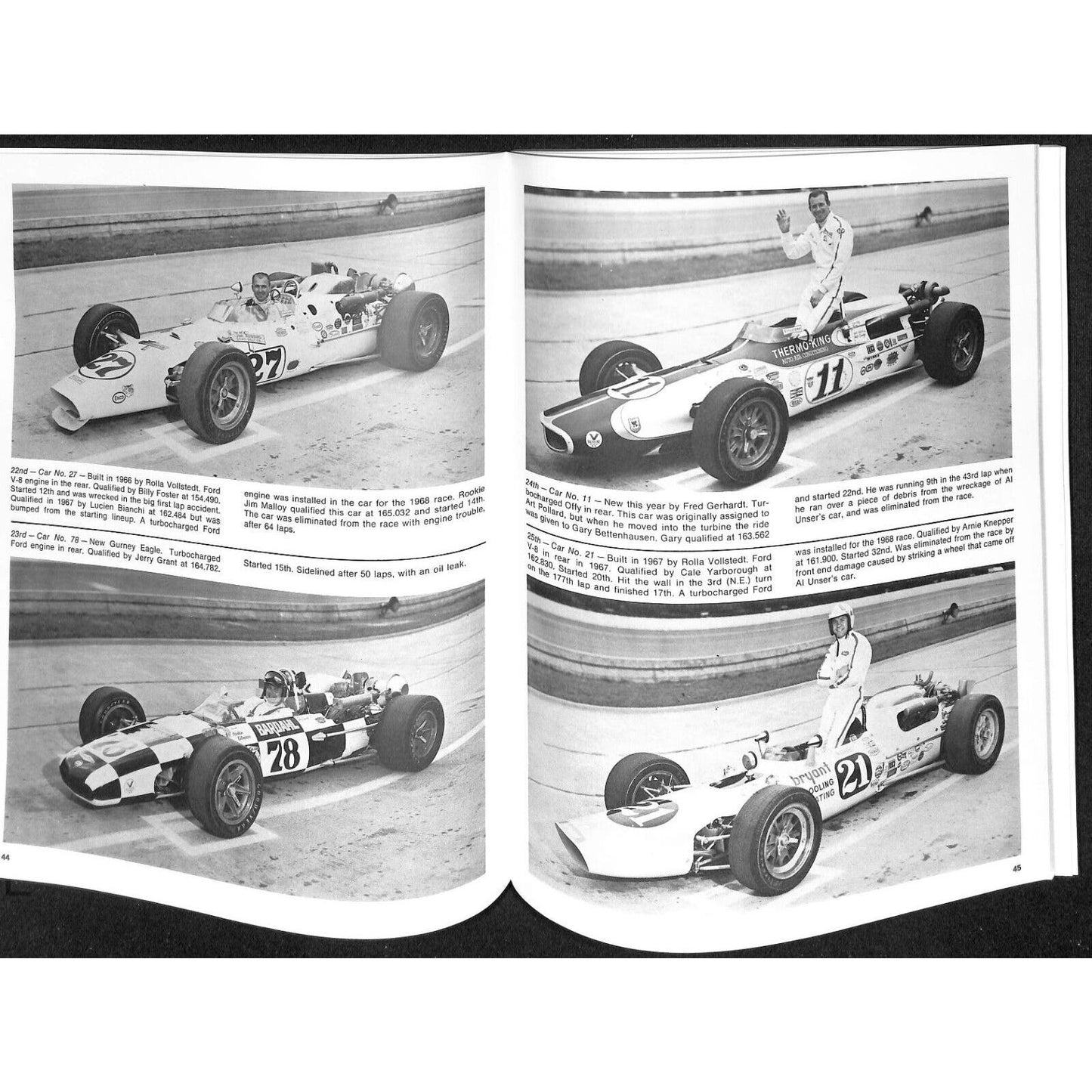 1968 Indy 500 Floyd Clymer's Indianapolis Yearbook IMS 191pp