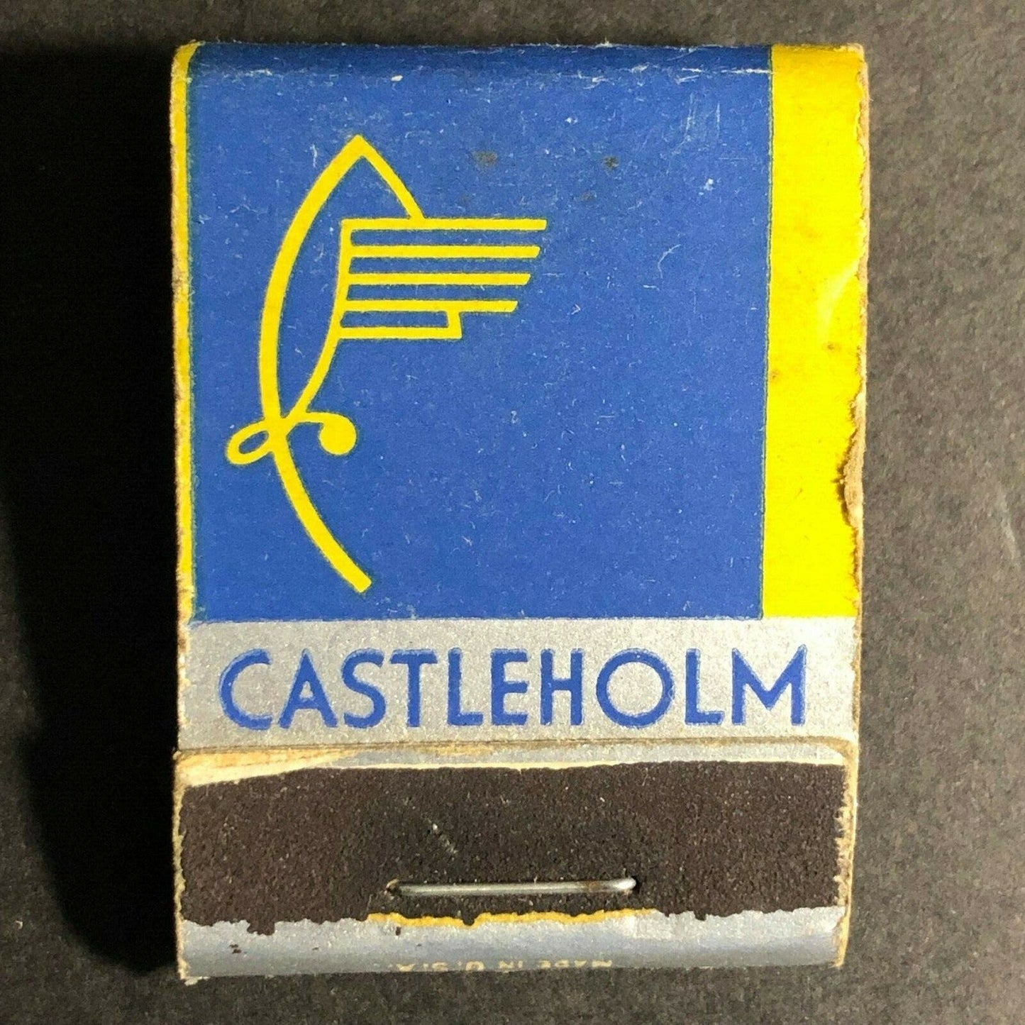 Scarce c1930's-40's Full MINI Matchbook Castleholm Swedish Restaurant NYC