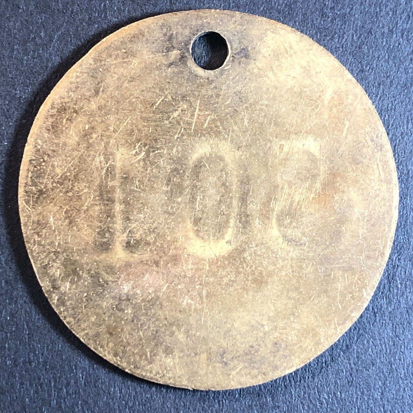 Anaconda Copper Mining Co. Bonner, MT Saw Mill Brass Tool Check Tag 32.5mm #801