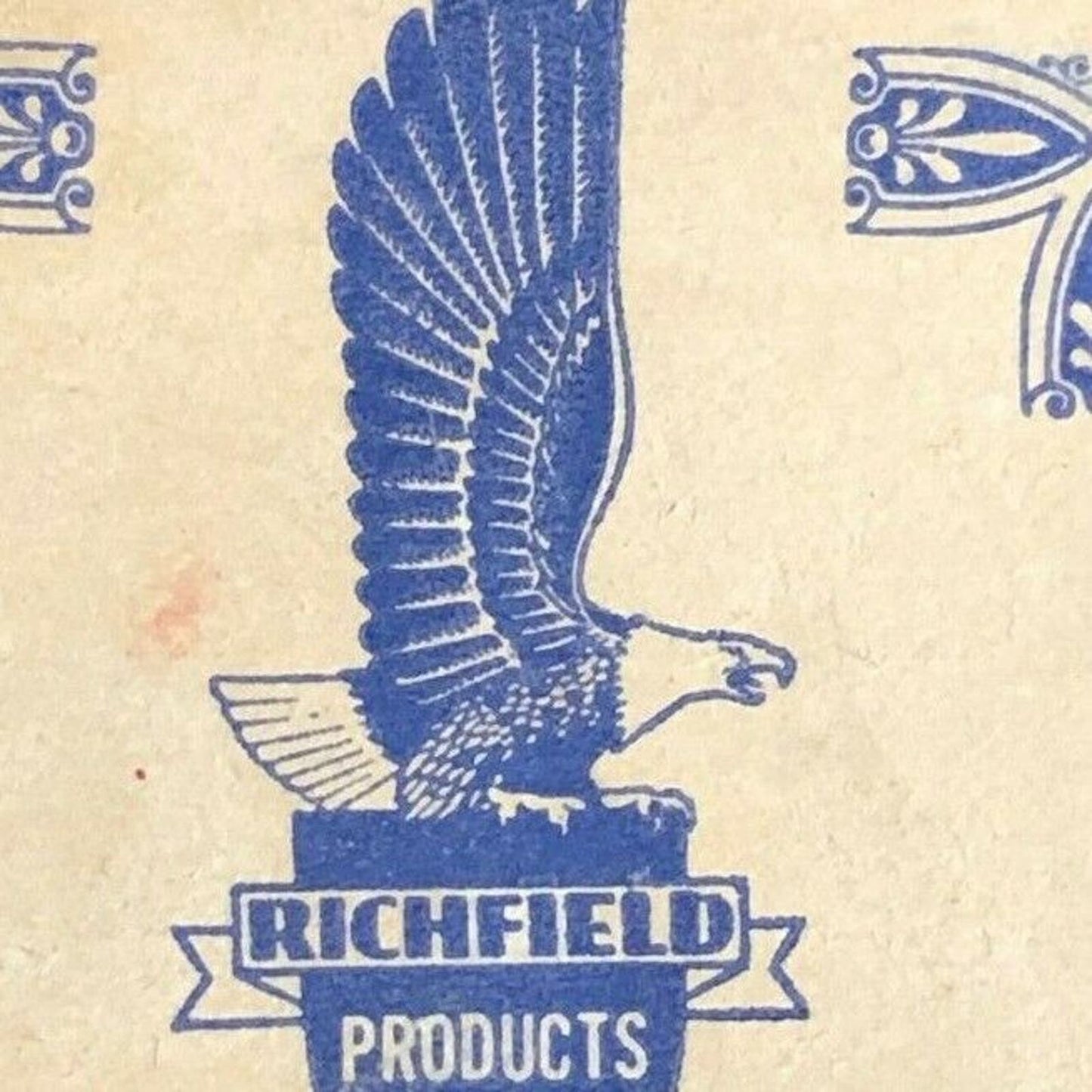 c1940's Richfield Products / Fritz's Service Long Beach Matchbook Cover