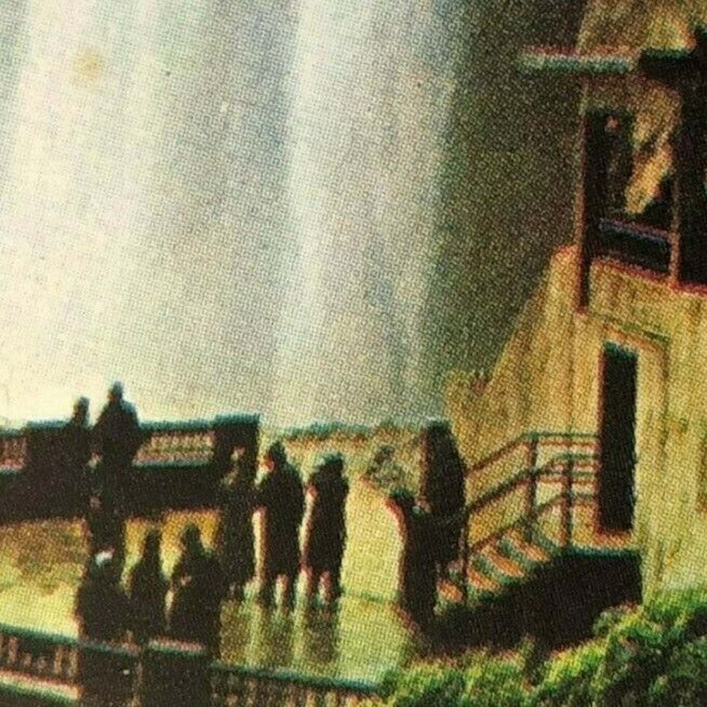 c1970's-80's Wooden Matchbox Matchbook "Observation Plaza" Niagara Falls