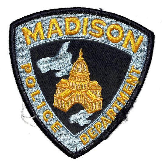 Madison Police Department w/ Wisconsin State Capitol Building Embroidered Patch