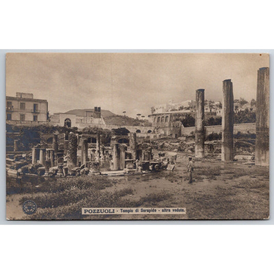 Italian Postcard Temple of Serapis c1901-1907 NP