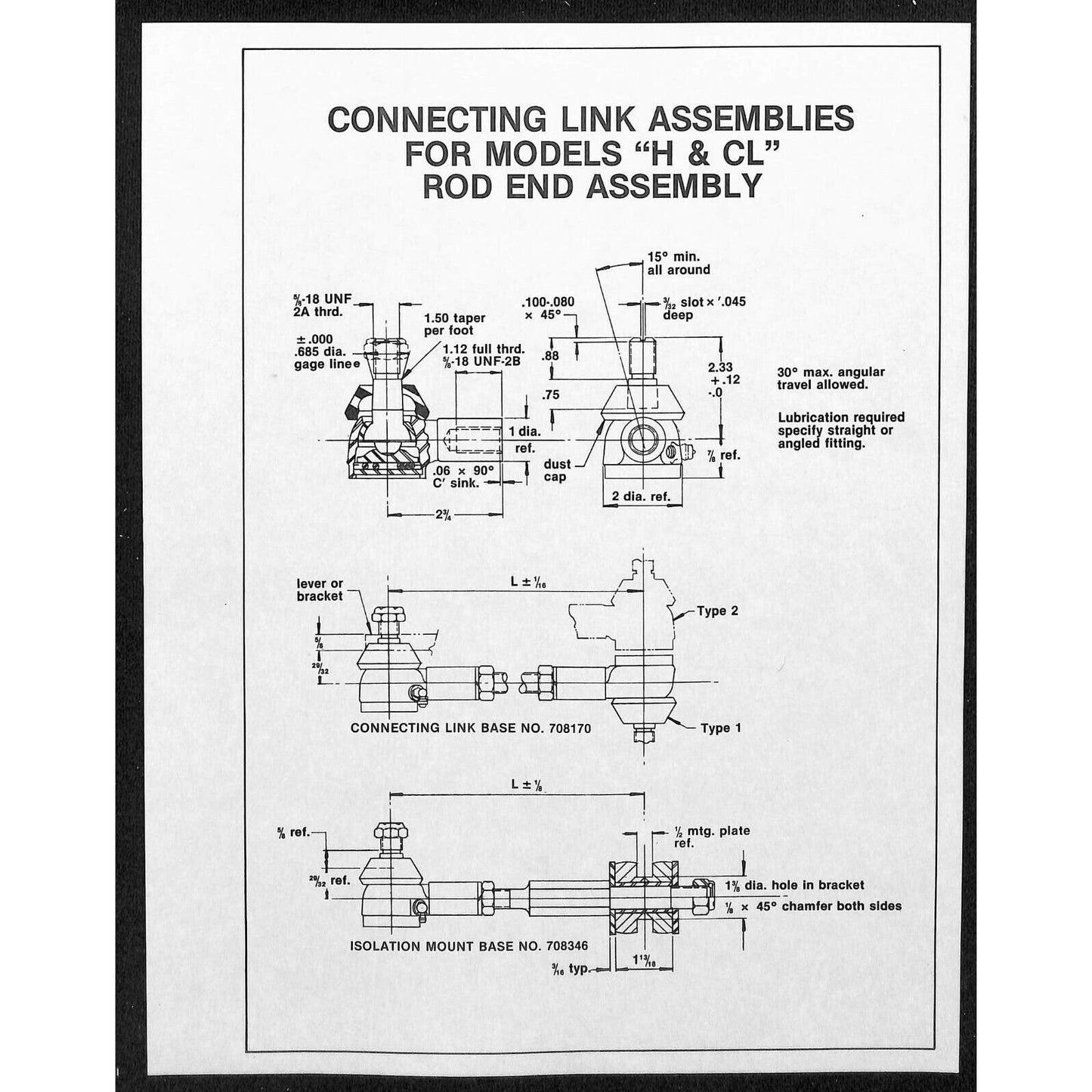 c1982 Houdaille Hydraulic Rotary Shock Absorbers Folder w/ 8 Sheets Railroad