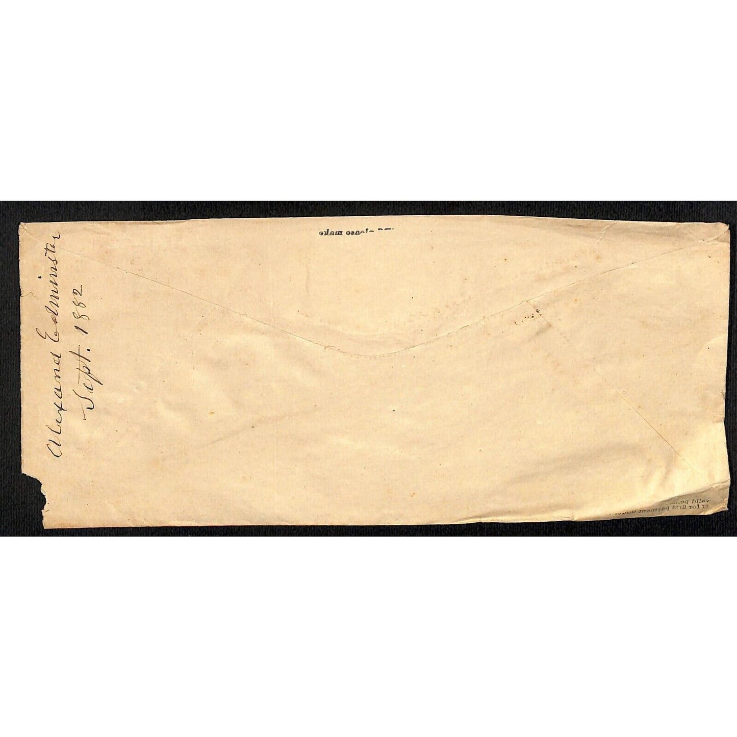 1882 Seldon Connor United States Pension Agent Augusta, ME - Cover Only