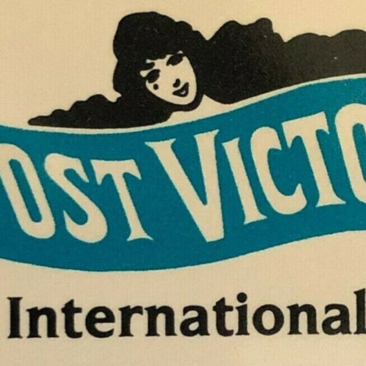 c1980's-90's Wooden Matchbox Matchbook "Post Victoria" Bistro Waterford, CT