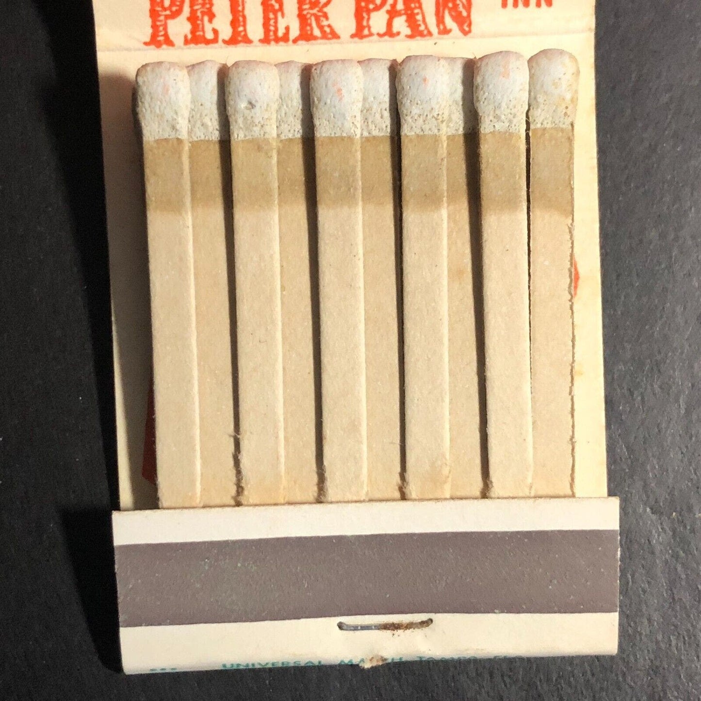 Kapok Tree / Peter Pan Inn Clearwater, FL Full Matchbook c1960's w/ Peel Off*