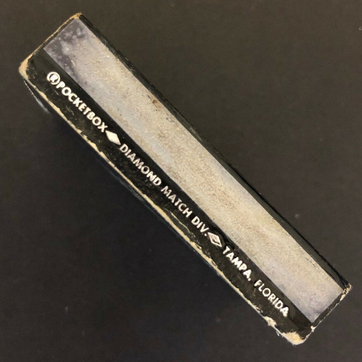 c1980 's Vintage Wooden Matchbox Matchbook "The Shallows" Ft. Myers, FLA