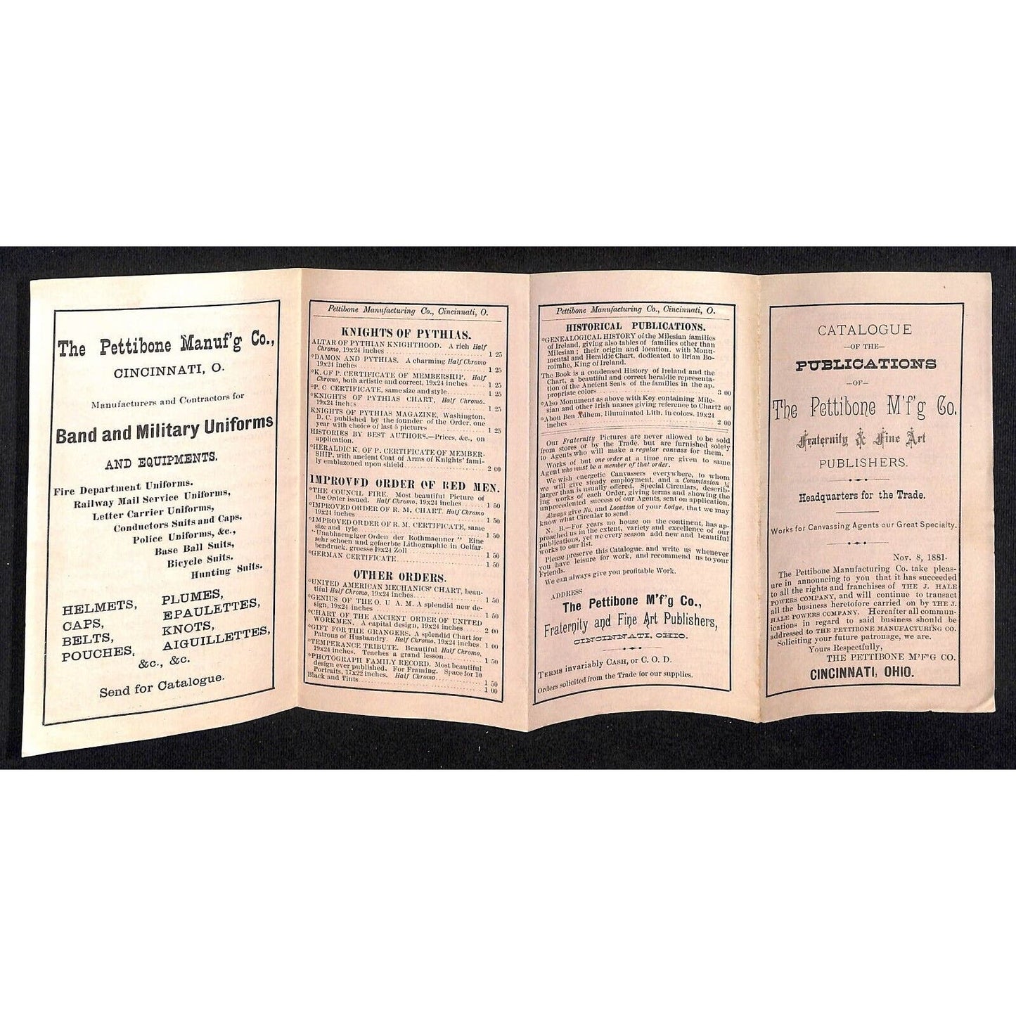 Newburgh, ME Amos W. Knowlton* c1882 Pettibone M'f'g. Masonic Publications Group