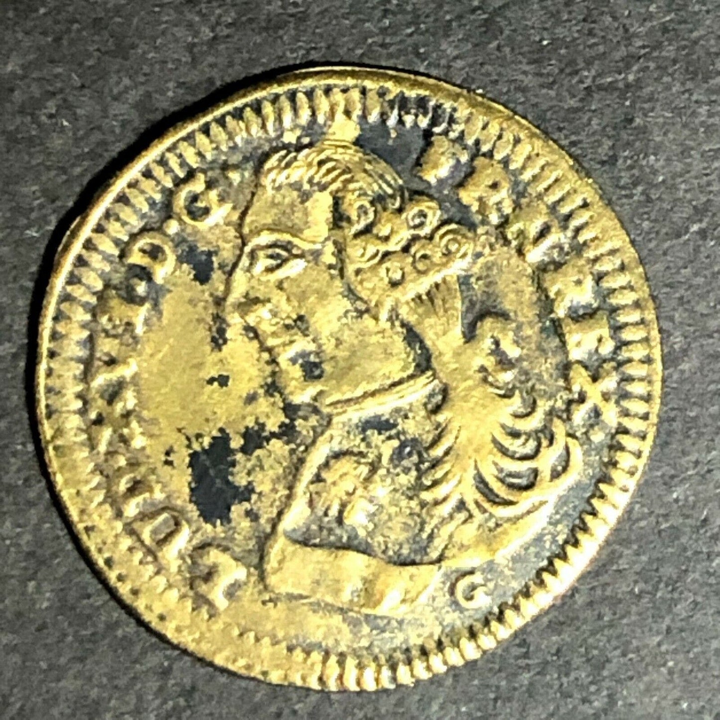 19.5mm Early Louis XVI French Jeton Token - Ben Fauver Collection