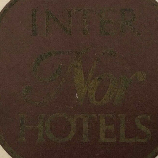 c1980's-90's Wooden Matchboxes / Matchbooks "Inter Nor Hotels" Oslo, Norway VGC