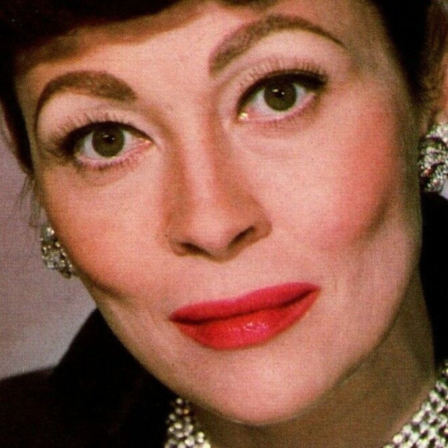Faye Dunaway "Mommie Dearest" c1980 Postcard - Ken Prag Coll. VGC