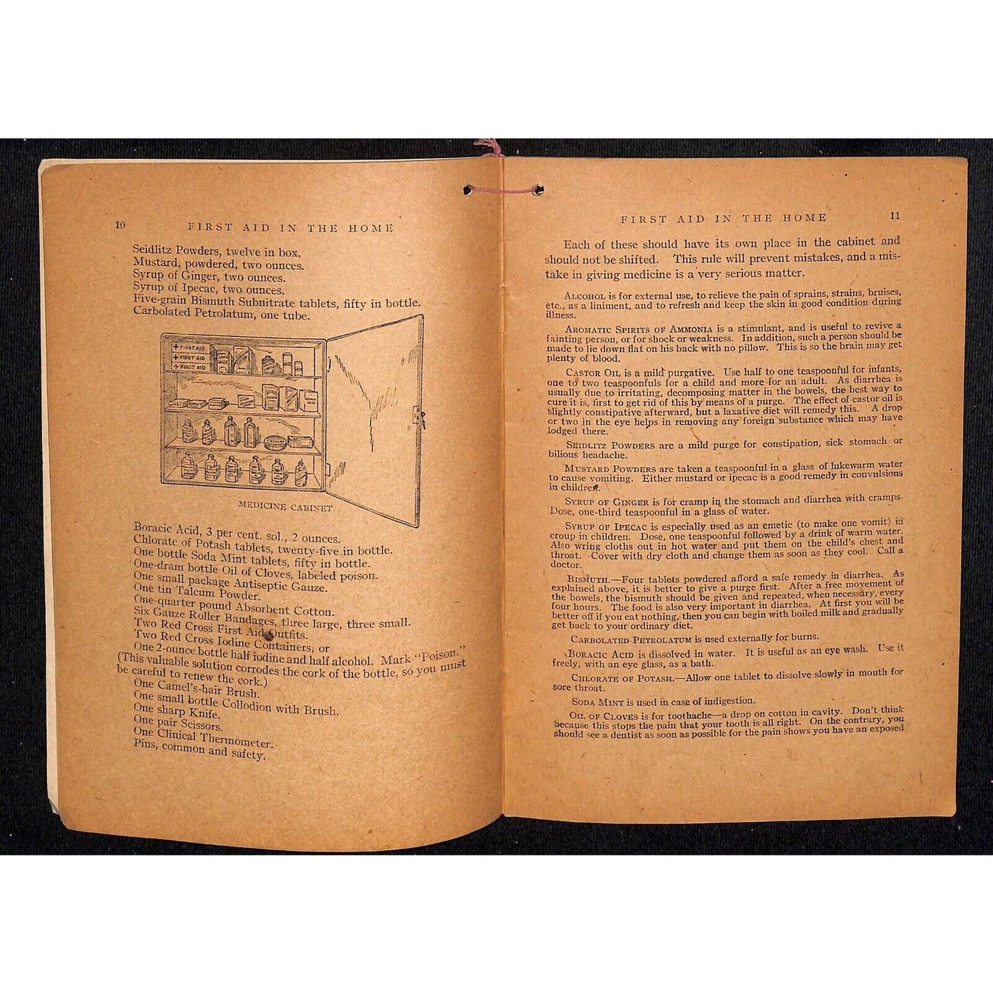 1919 Metropolitan Life's "First Aid in the Home" Booklet 27pp