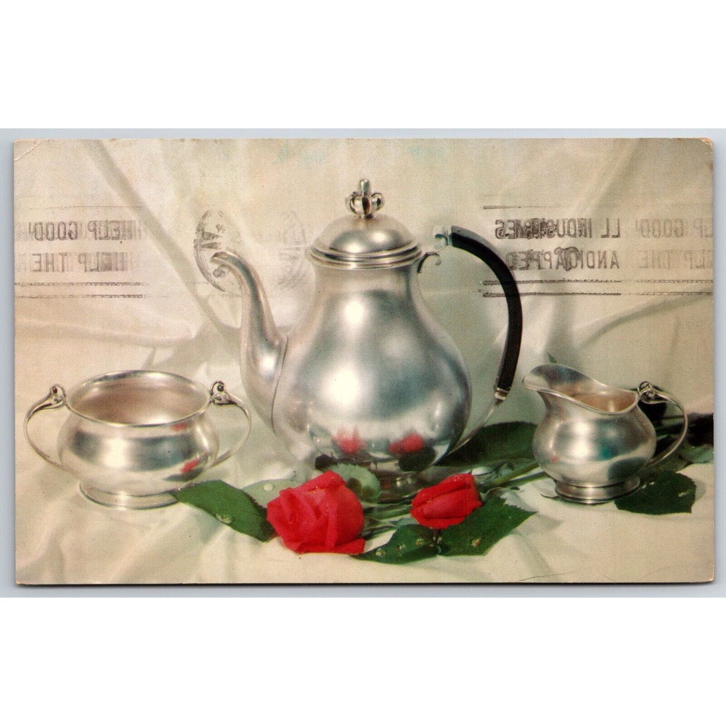Fred J. Cooper Philadelphia Cohr of Denmark Advertising Postcard PM 1957