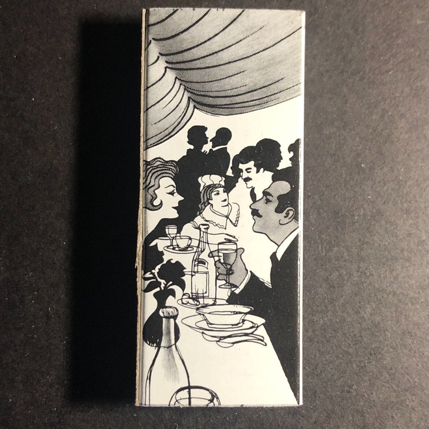 Matchbox Matchbook Product of Japan c1975-85 Restaurant Scene VGC