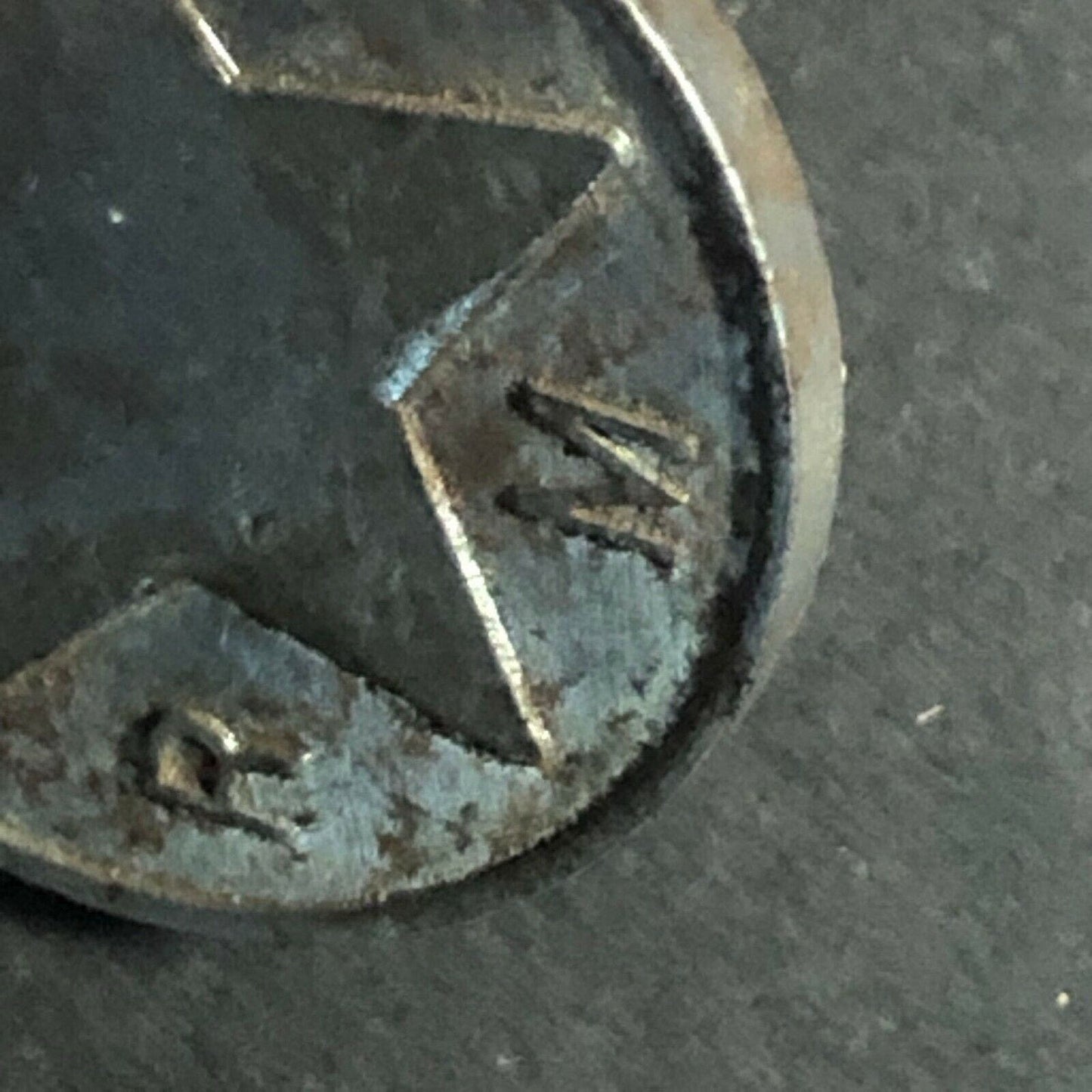 Vintage 22mm Plated Brass? "RMC Large Star Free Play" Token