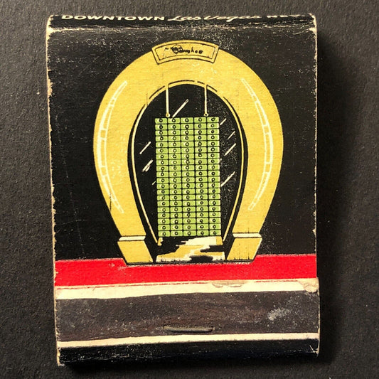 Joe W. Brown's Horseshoe Club Casino Half Full Matchbook c1940's-50's