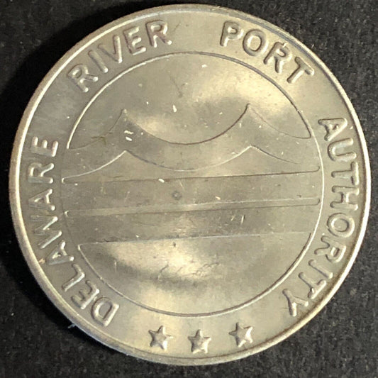 Delaware River Port Authority WM Transit / Bridge Token c1973 26.5mm