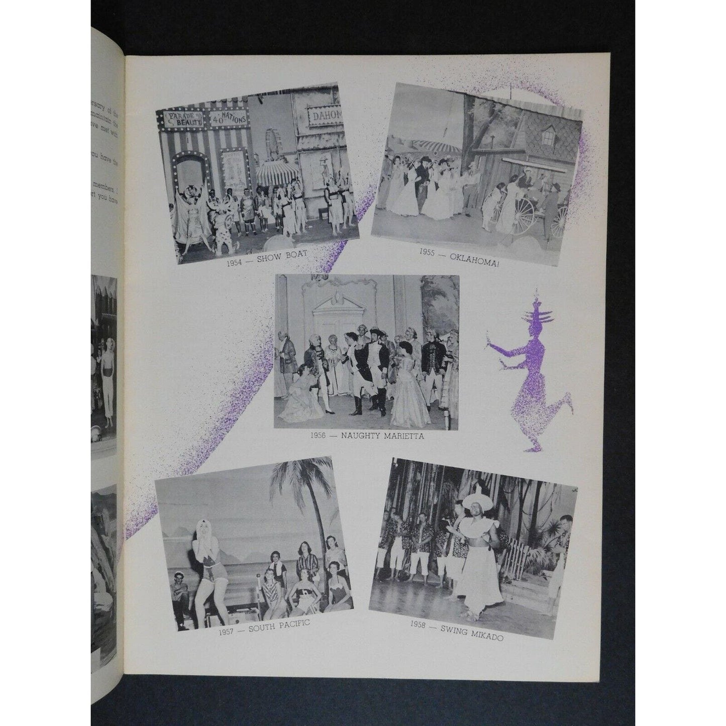 College Sequoias Tulare Civic Light Opera "The King and I" 16p Program 1959