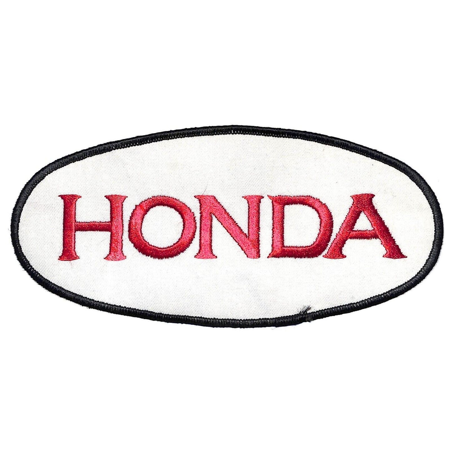 Honda Large Vintage Embroidered Patch c1980's-90's VGC - Oval 8"