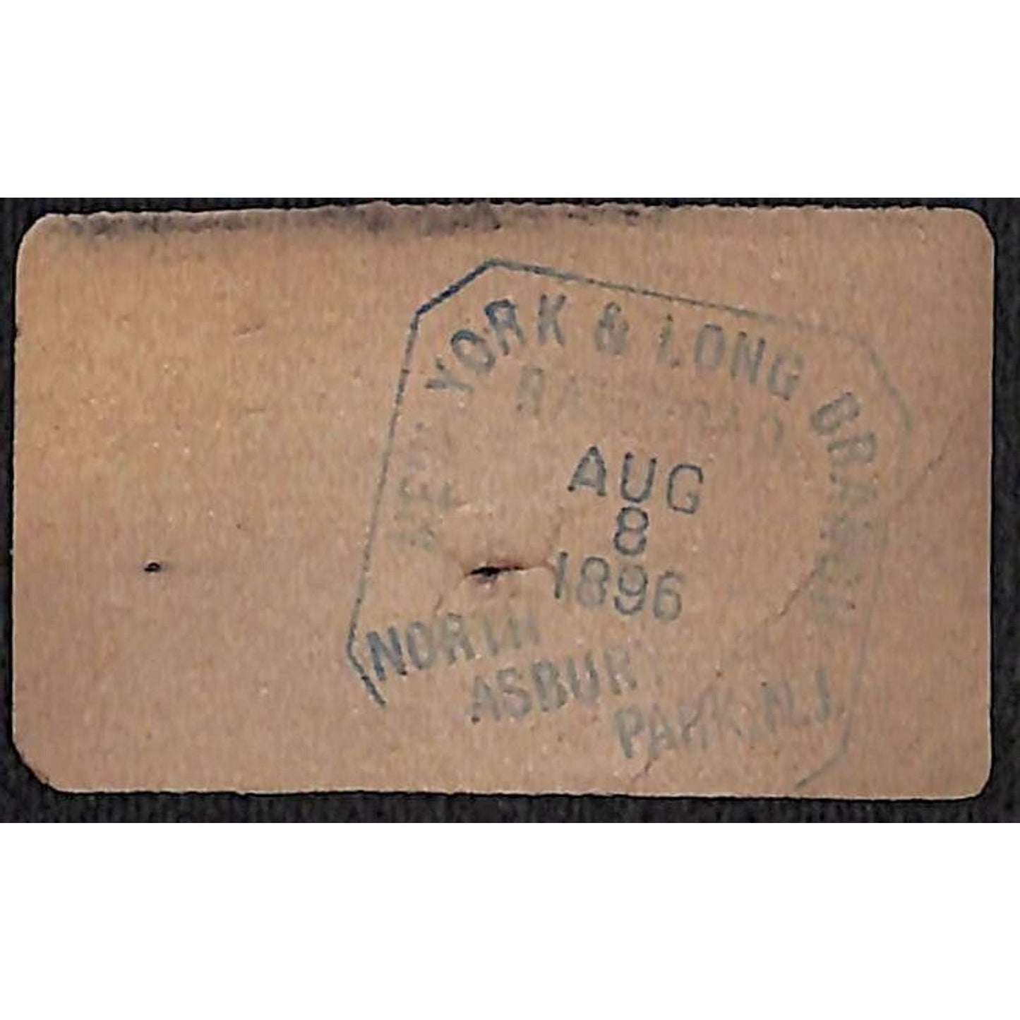 New York & Long Branch Railroad 1896 to Highlands / North Asbury Park #182