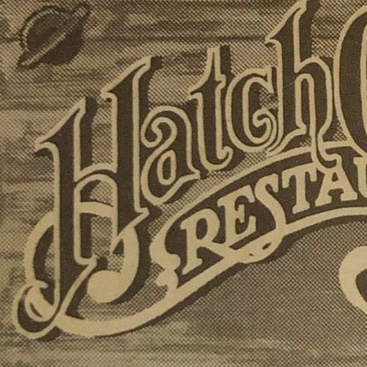 c1970's-80's Wooden Matchbox Matchbook "Hatch Cover Restaurant" Ft. Myers, FLA