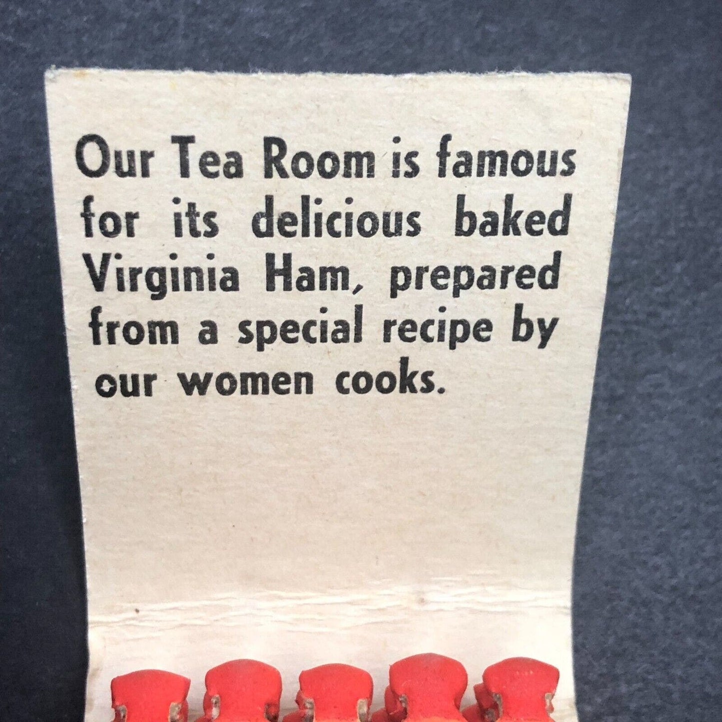 Iszard's Tea Room Elmira, NY Full FEATURE Matchbook c1930-40's Waitress Scarce