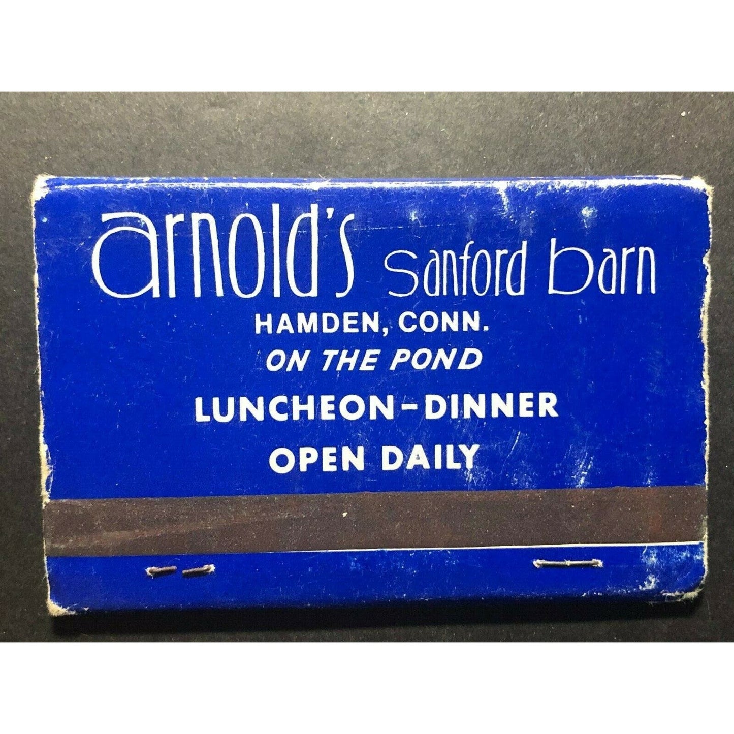 1970's-80's Vintage Full Matchbook - Arnold's Sanford Barn Restaurant Hamden, CT