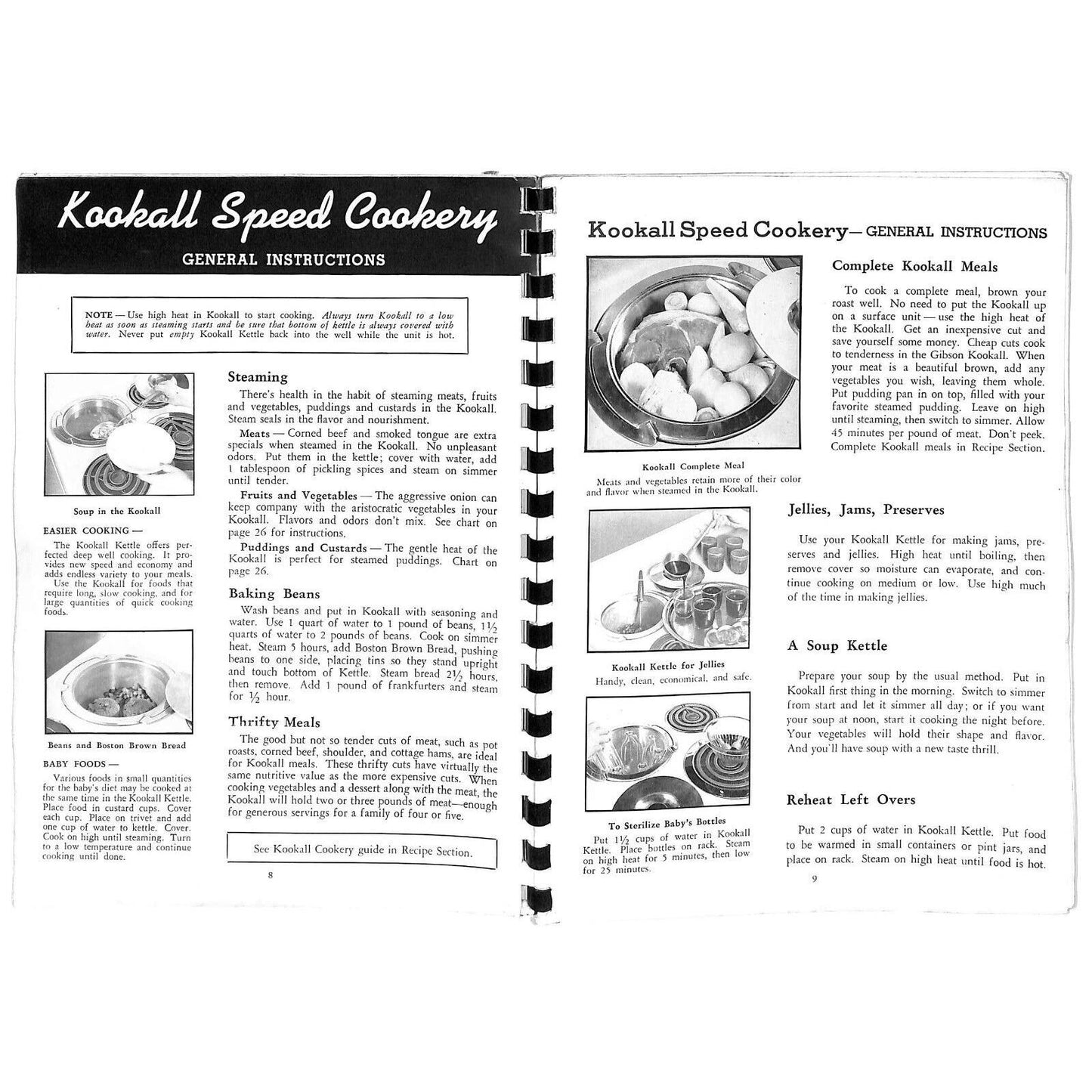 Gibson Refrigerator "Cooking the Modern Way" Recipe Book 1946 66pp