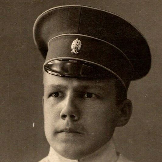 c1910 RPPC* Russian Military Postcard Unmarked Solider? Portrait