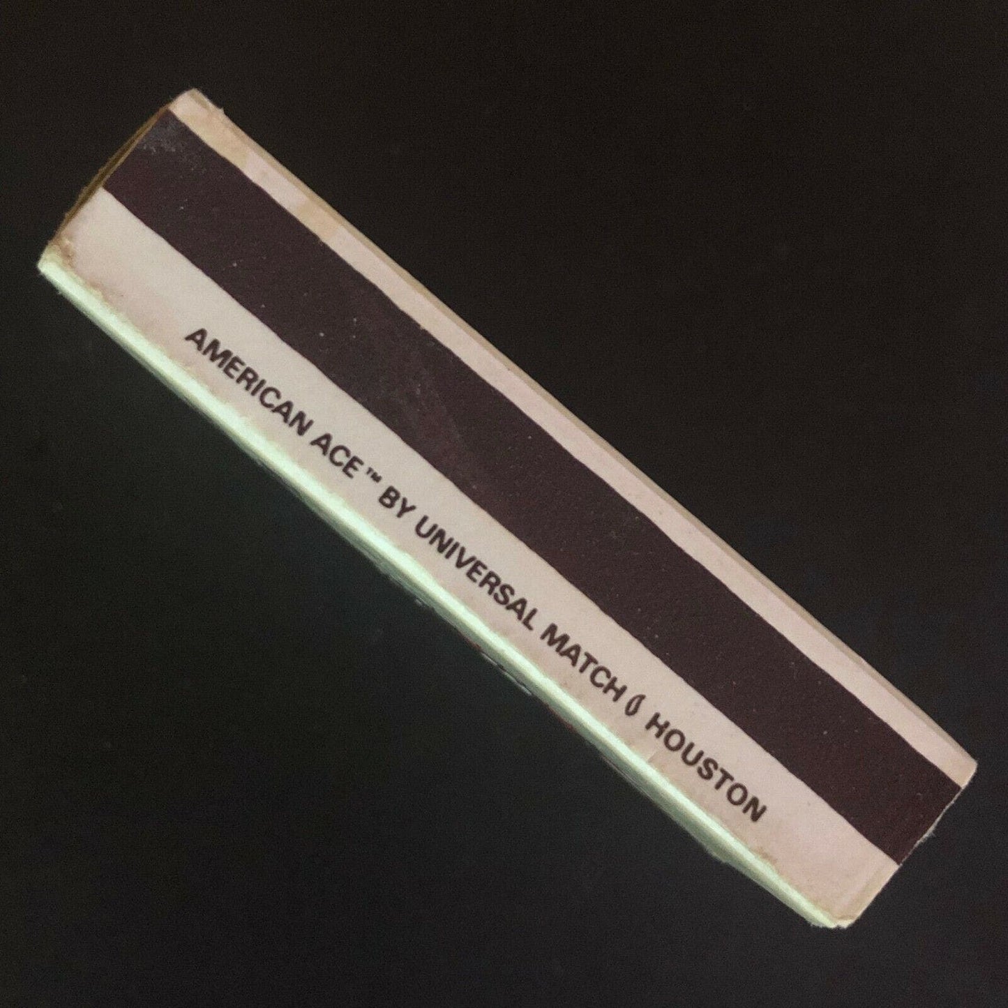 c1970's-80's Wooden Matchbox Matchbook "Beef N' Barrel Restaurant" Houston, TX