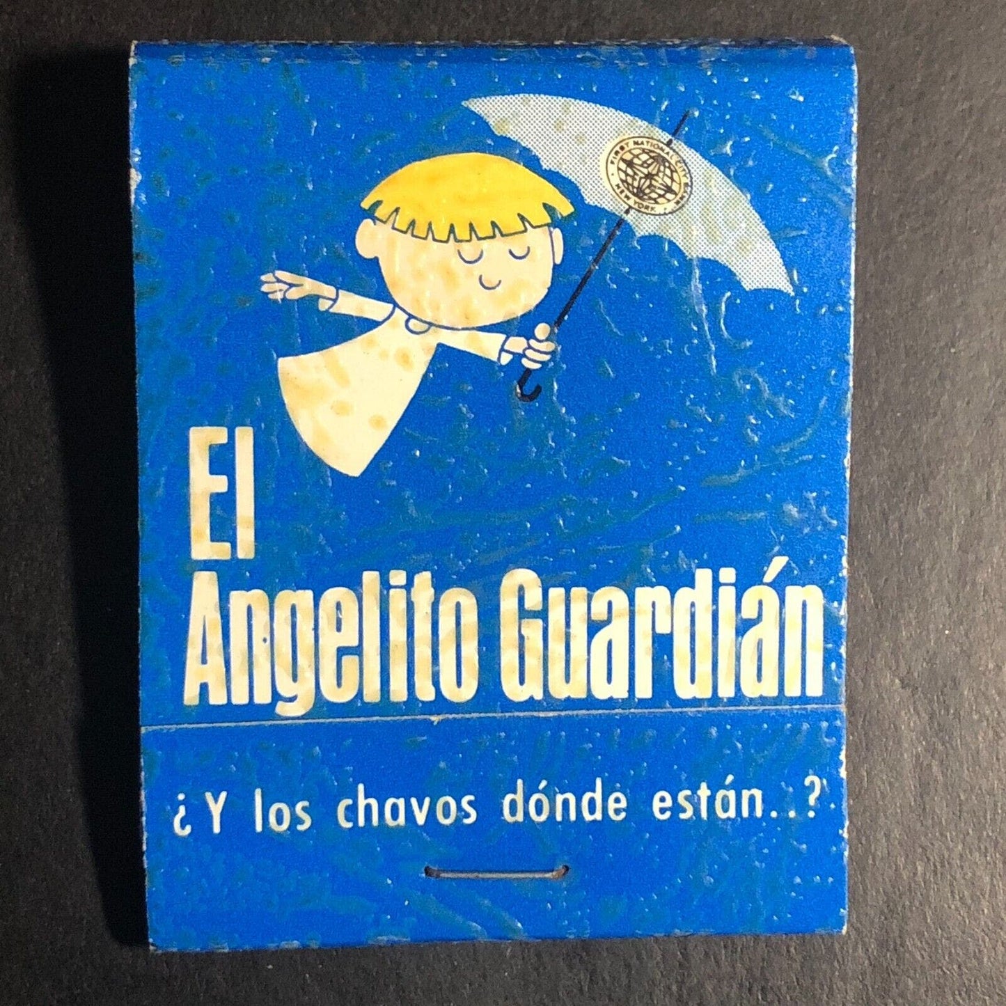 First National City Bank NY / El Angelito Gaurdian Full Matchbook c1974-84 VGC