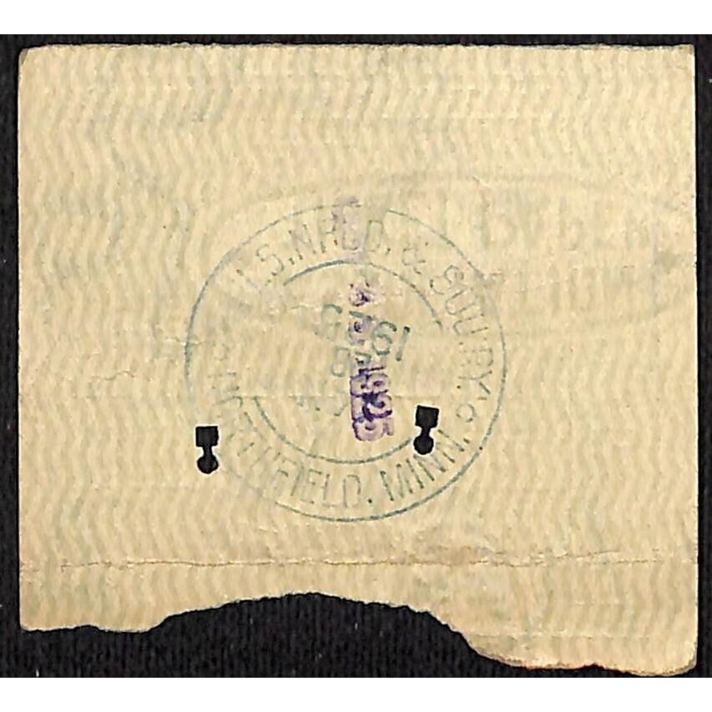 Minneapolis, Northfield and Southern Railway Ticket 1925 Randolph #115