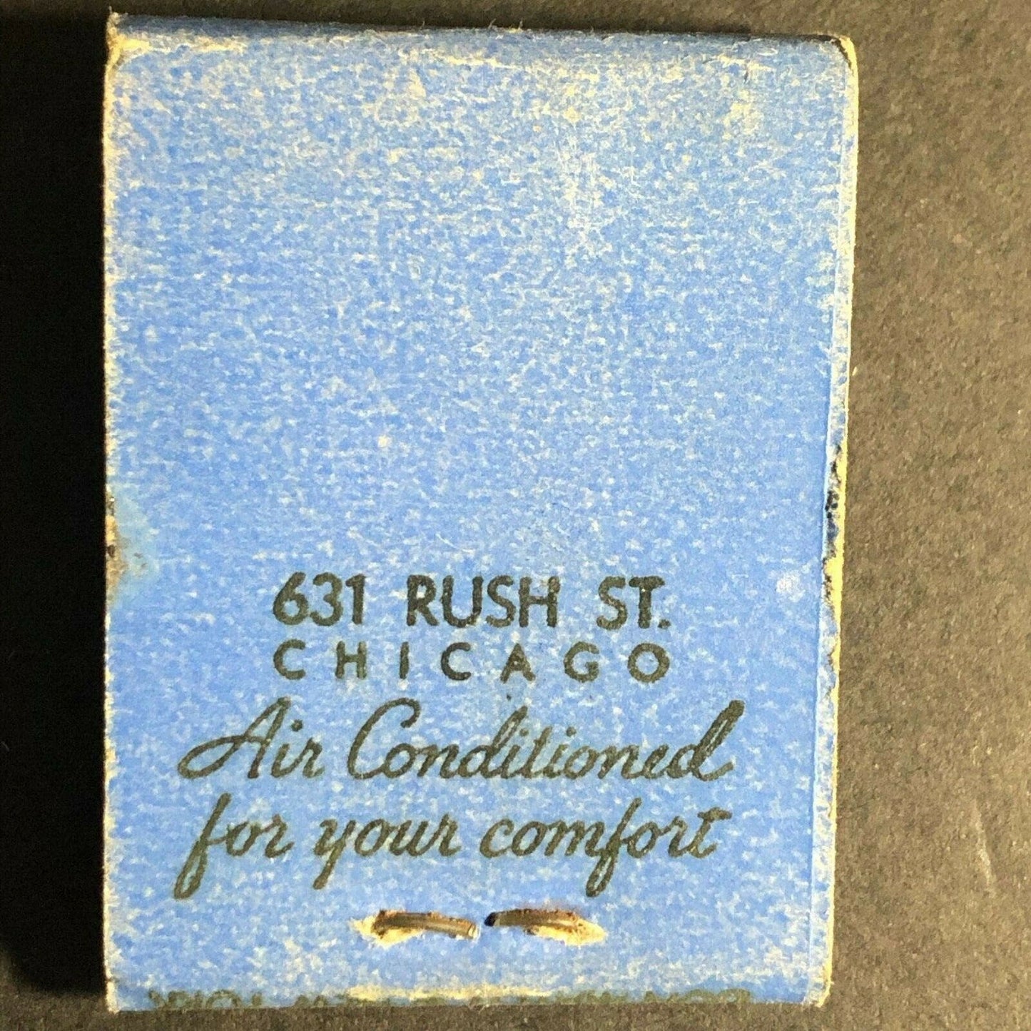 Scarce c1940's Full MINI Matchbook Kingsholm (Restaurant) Rush St. Chicago