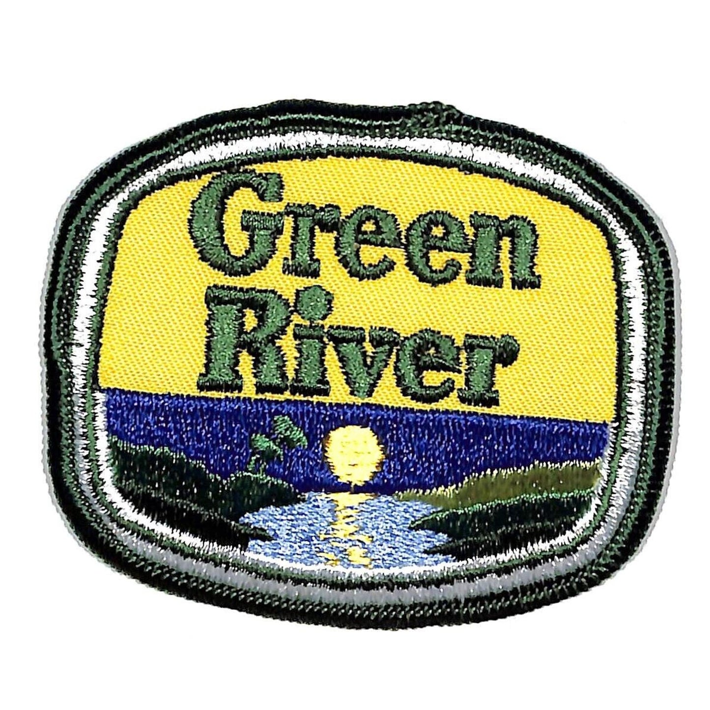 Green River Beverages Embroidered Soda Patch c1950's VGC Scarce