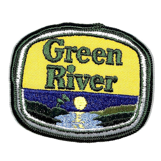 Green River Beverages Embroidered Soda Patch c1950's VGC Scarce