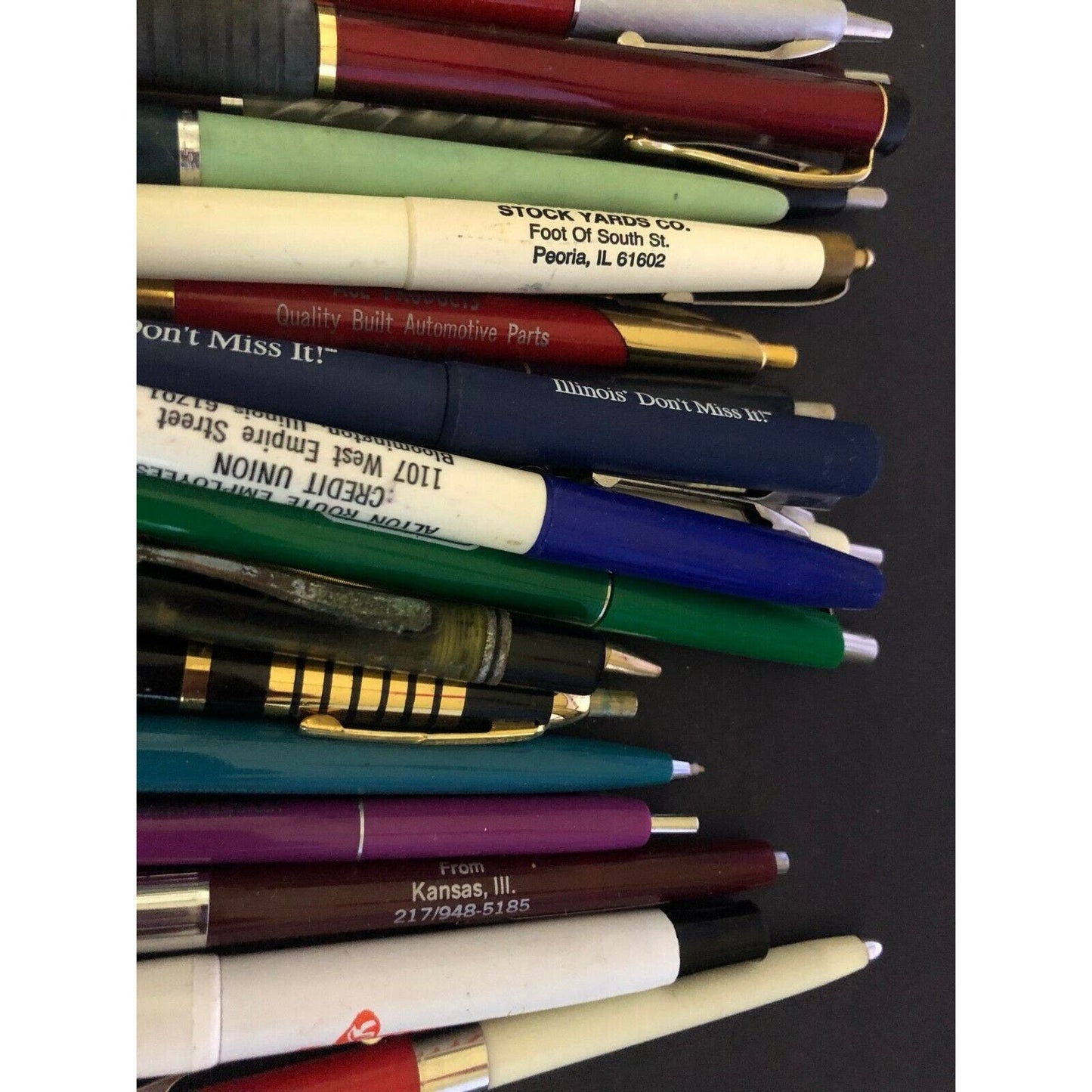 Group of 30 Mostly c1970's-90's Mid-Quality Pens /Markers - Some Advertising