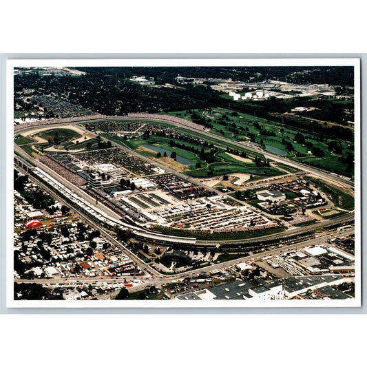 c2001 Indy 500 - Aerial View of Track - Motor Speedway NOS 4" x 5 3/4" Postcard