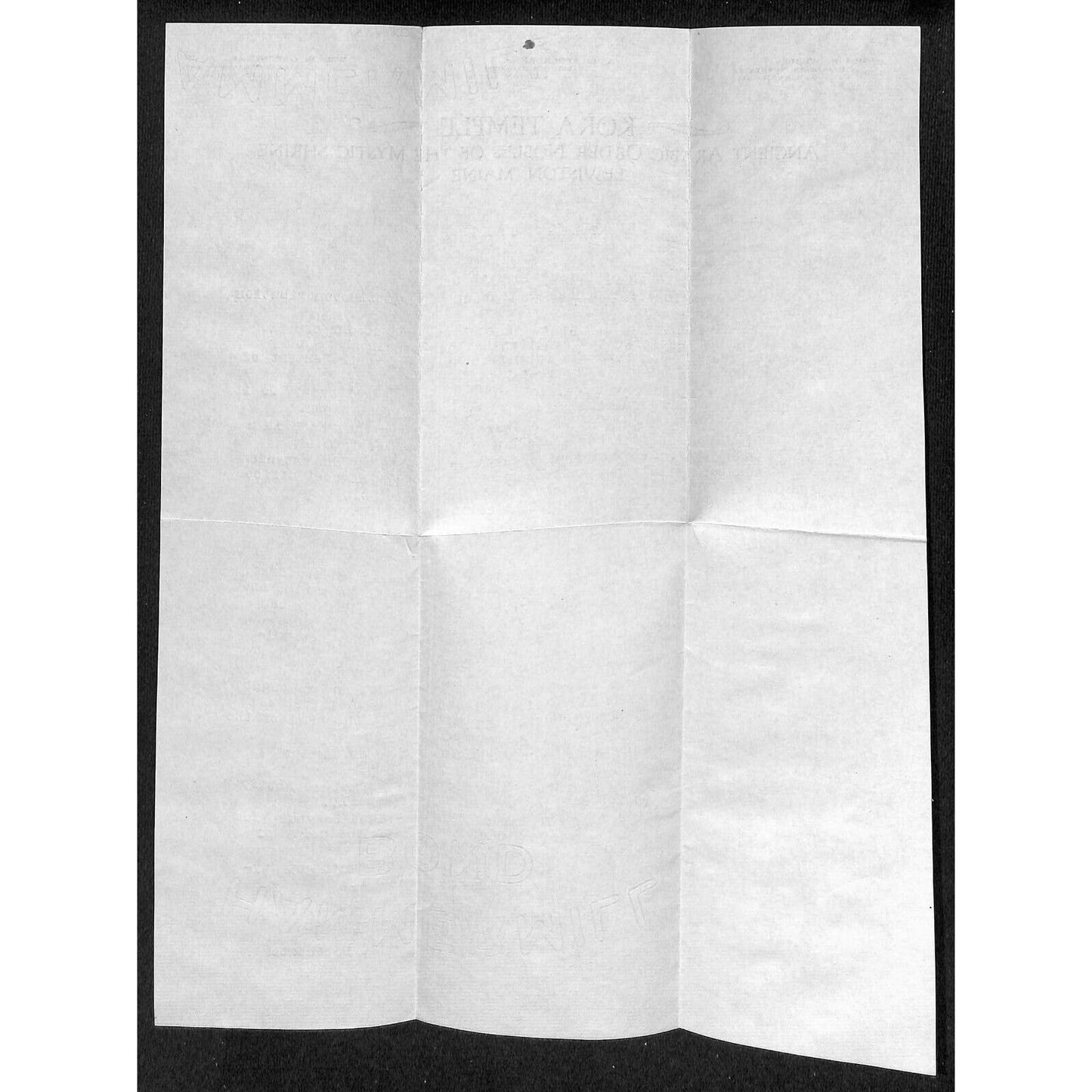 Newburgh, ME Amos W. Knowlton* 1915 "Kora Temple" Third Call Letterhead