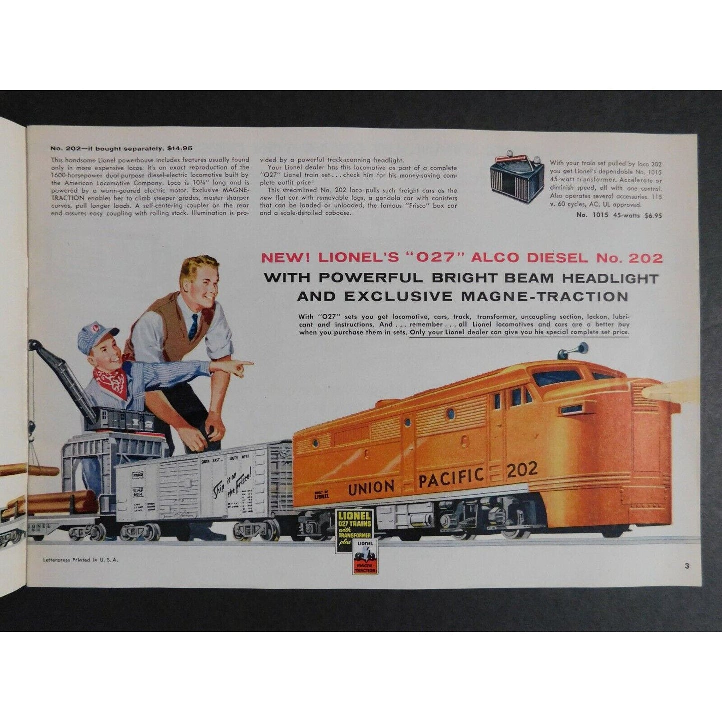 Original 1957 Lionel Trains Accessories Catalog 51pgs. EXC Gary Nelson Coll.