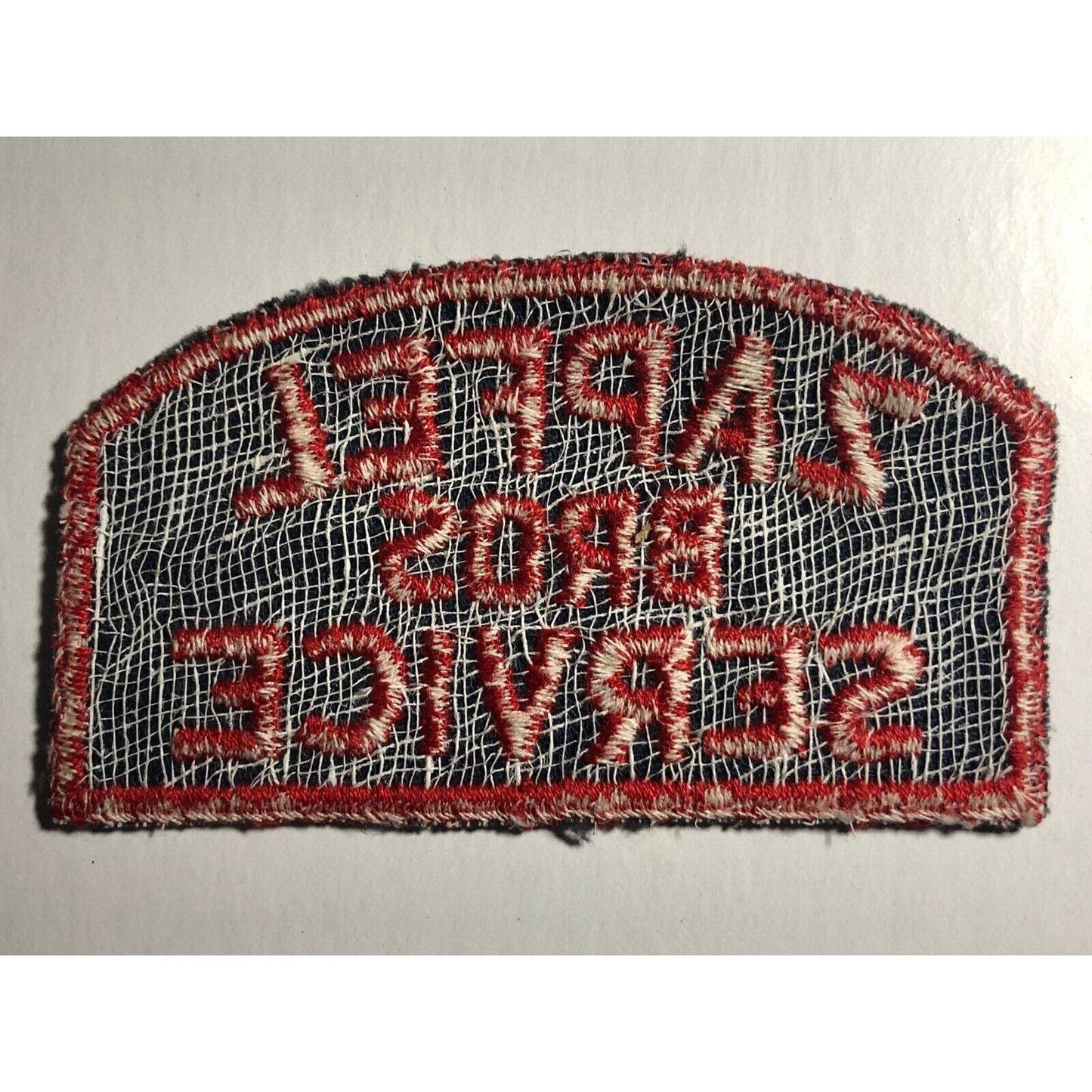 Zapfel Brothers Service (Chrysler / Buffalo ?)Embroidered Patch c1940's-50's VGC