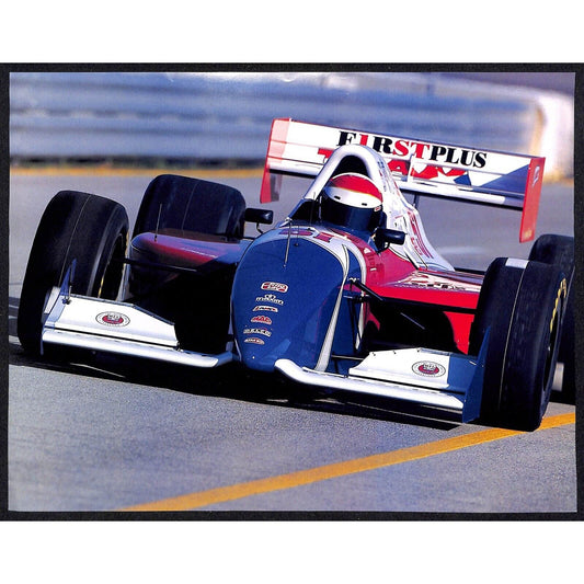 1997 Indy Racing League Schedule - Feat. Eddie Cheever Single Sheet - Indy 500