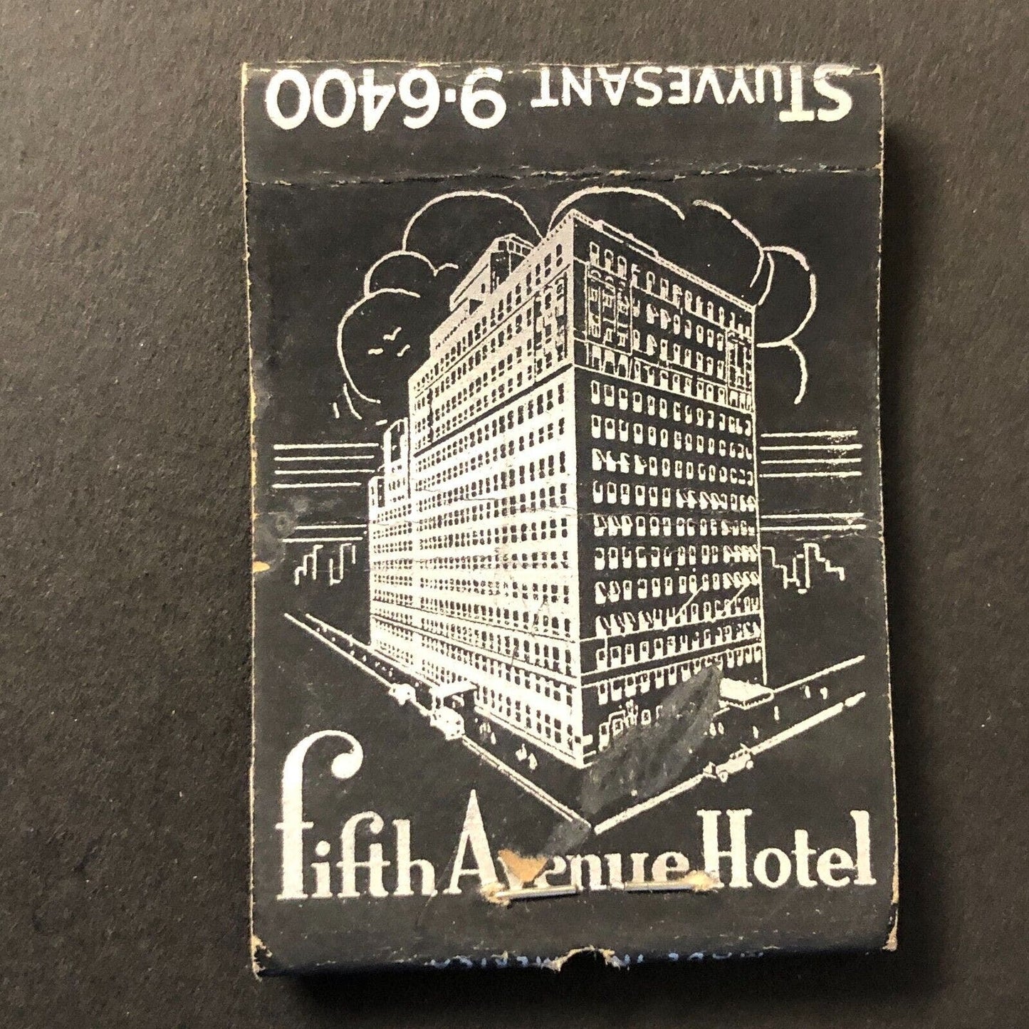 Fifth Avenue Hotel 49th & 5th Ave New York Matchbook Cover c1940's